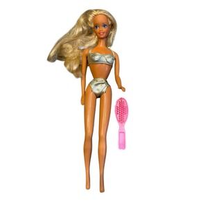 Mattel Sun Sensation‎ Beach Barbie Doll No Jewelry With Brush
